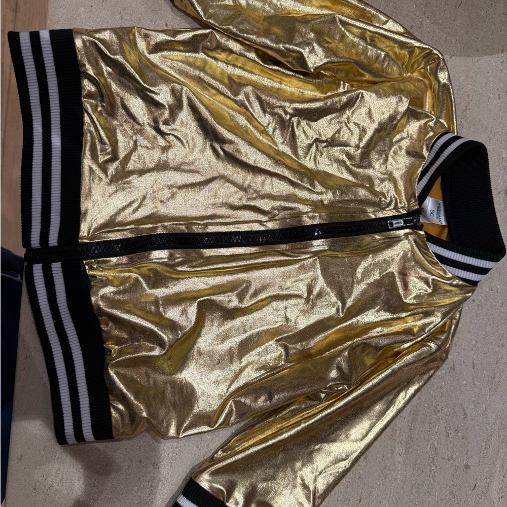 JoJo Siwa Gold Jacket with Black Accents